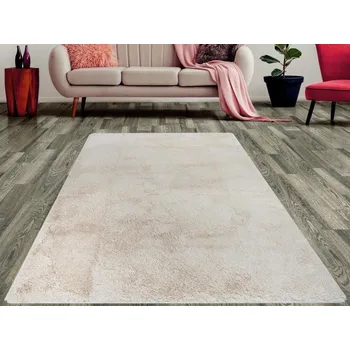 Koberec Koberec Fluffy Shaggy 80x150 cm, béžový