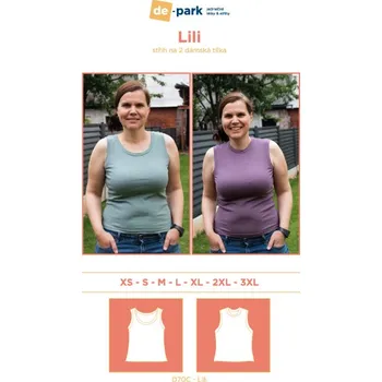 Papírový střih - Lili vel. XS-XXXL