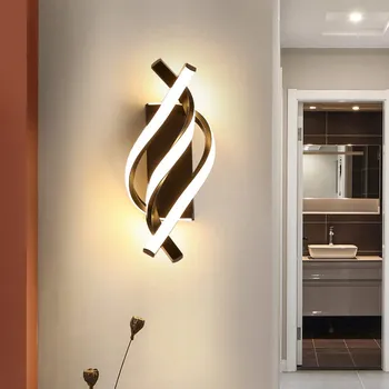 Nástěnné svítidlo VNITŘNÍ NÁSTĚNNÉ SVÍTIDLO, 22W 2500LM KREATIVNÍ MODERNÍ LED NÁSTĚNNÁ LAMPA