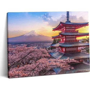 Obraz Fotoobraz na plátně Inspirativní Japonská architektura do obýváku 80x60 cm