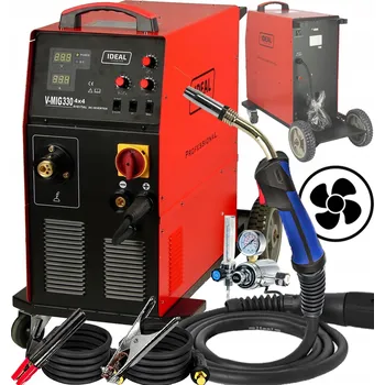 Svářečka Svářečka MIGOMAT TECNO MIG 330 IDEAL MMA TIG 3v1 330 Poloautomatická Svářečka - Sada