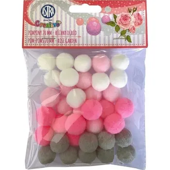 Dekorační bambule Astra Rose Garden 20 mm