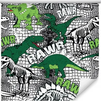 Tapeta Tapeta s dinosaury, zvířata – tapeta do pokoje pro mládež