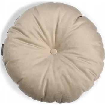 Polštář OLIWIA 40 cm kulatá dekorativní polštář - béžová