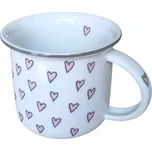 Hrnek Tina 0,10l SRDÍČKA ČERVENÁ Český porcelán Dubí