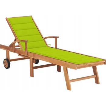 Zahradní lehátko VidaXL Vícebarevné dřevěné Lehátko