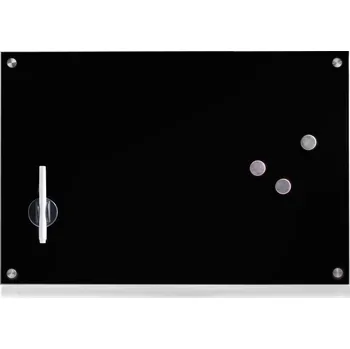 Skleněná magnetická tabule MEMO + 3 magnety,60x40 cm, ZELLER