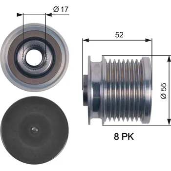 Předstihová spojka GATES OAP7123
