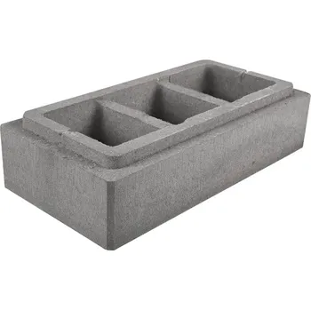 plotová tvarovka Tvárnice plotová DITON VERSO sloupková přírodní 300×600×150 mm