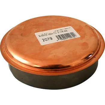 Kouřovod V.A.P.K. Antikorozní krytka 120 mm, Cu, kouřovod pro komín, komínová krytka pro kouřovod, zátka