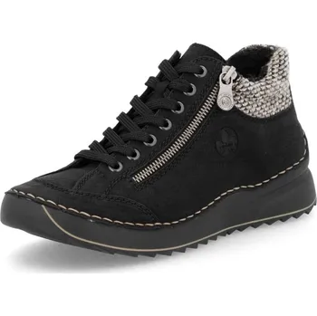 Dámská obuv Dámská kotníková obuv RIEKER 51523-01 černá W5 40
