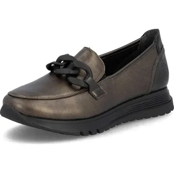 Dámské mokasíny Dámské mokasíny RIEKER 49051-25 hnědá W5 41