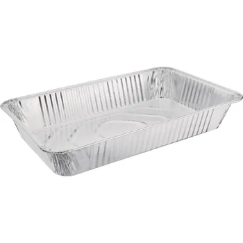 Jednorázové nádobí Fiesta Obdélníkové nádoby z hliníkové fólie 1/1 GN 5 ks