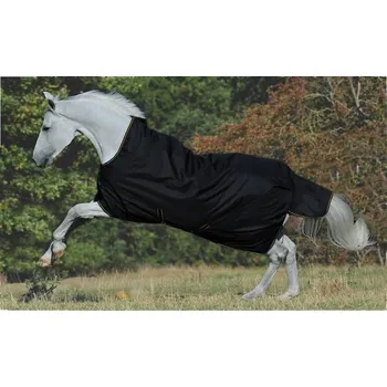 Jezdectví Výběhová deka BUCAS Irish Turnout High Neck 50g black/gold 120cm