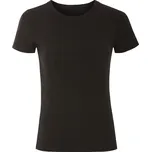 esmara® Dámské vroubkované triko (černá, L (44/46))