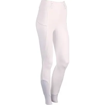 Dámské legíny Dámské jezdecké legíny HARRY'S HORSE Competition Crystal full grip bílé (42)