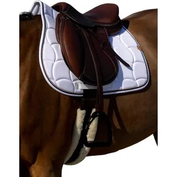Všestranná podsedlová dečka EQUITHEME Shiny white VS