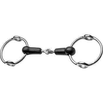 Udidlo pro koně Udidlo fuga FEELING potažené gumou jednou lomené 135mm/22mm