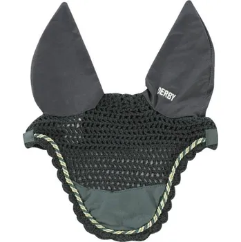 Koňská maska proti hmyzu Čabraka DERBY Cotton green/multi/green PONY