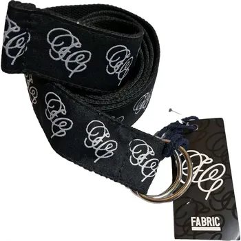 Opasek Fabric Texted Belt Black L (147 cm)