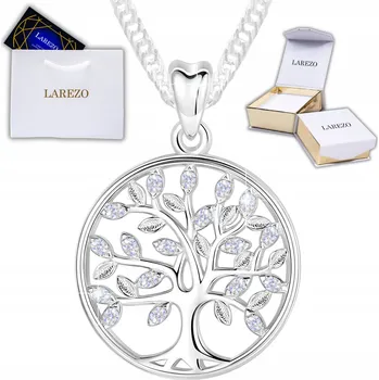 Náhrdelník Stříbrný Náhrdelník Strom a Zirkony Strom Života se Zirkony STŘÍBRO 925
