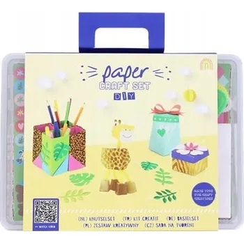 kreativní sada Krabička s kreativními papírovými hračkami k vlastnímu sestavení (DIY)
