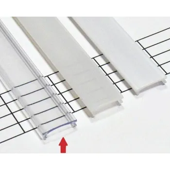 LED lišta LEDLabs Transparentní difuzor HIGH KLIK PMMA pro profily LUMINES A/B/C/D/G/H/Z/Y 2m