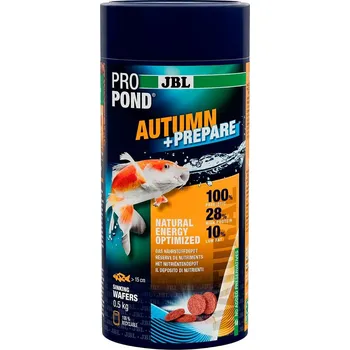 Krmivo pro rybičky JBL ProPond Autumn + Prepare Wafers podzimní krmivo 500 g