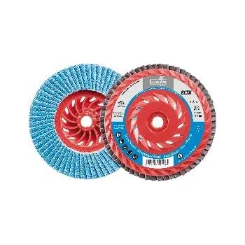 Brusný talíř LUKAS brusný lamelový talíř SLTK M14 zirkon korund o 125 mm zrno ZK60