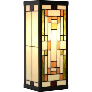 Nástěnné svítidlo Nástěnná lampa tiffany Yves II - 14*16*40 cm E27/max 1*100W