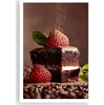Obraz Plakát na zeď bez rámu 70x100 dort obraz plakáty do obývacího pokoje ložnice