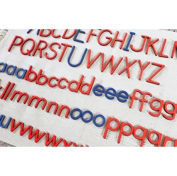 Dřevěná hračka Pohyblivá abeceda Montessori Dřevěné ABC Věk 3+