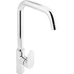 Dřezová baterie SAT DARK s otočným ramínkem chrom SATBSDA280LCR - SATBSDA280LCR