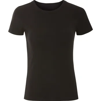 Dámské tričko esmara® Dámské vroubkované triko (černá, XL (48/50))