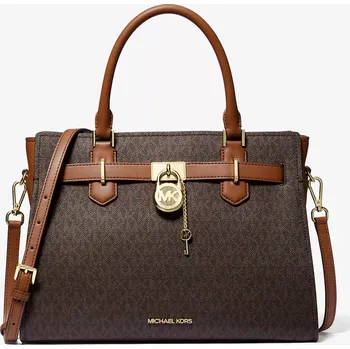 MICHAEL KORS dámská kabelka Hamilton hnědá logová