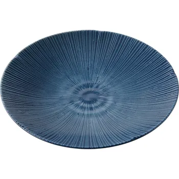 Talíř Jídelní talíř ICE SAPPHIRE 24 cm, modrá, keramika, MIJ