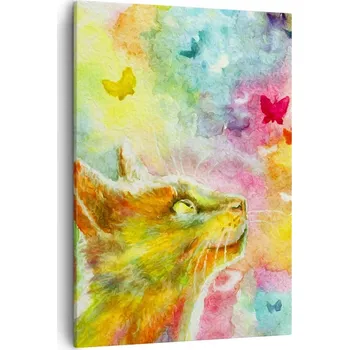 Obraz Obraz na plátně do obýváku ložnice 50x70 zvířata obrazy na zeď canvas