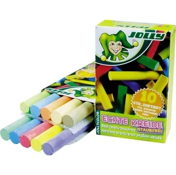 Školní křídy Jolly, barevné, 10 ks