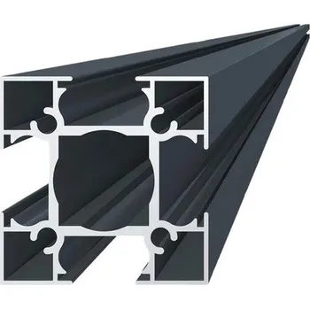 Plotový sloupek Hliníkový sloupek profil 70x70 pro uchycení výplně, antracit RAL7016 se strukturou