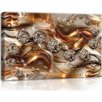 Obraz Obraz do obývacího pokoje moderní zlatý diamant 60x40