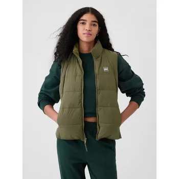 Dámská vesta GAP Prošívaná nepromokavá vesta - Dámské GAP kaki 2921129