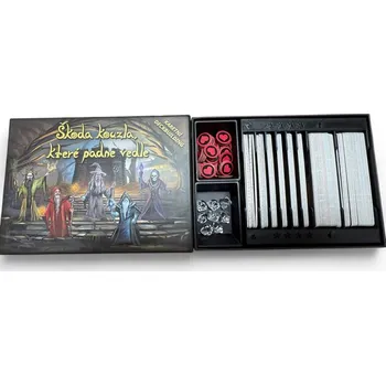 Příslušenství k deskovým hrám MitroCZECH Škoda kouzla, které padne vedle - insert pro hru Barva: Černá