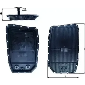 Olejová vana KNECHT Olejová vana automatické převodovky KNC HX 152