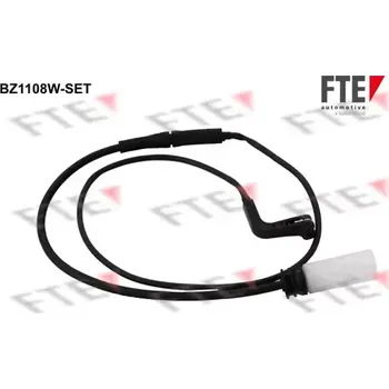 Brzdová destička FTE Výstražný kontakt opotřebení obložení FTE BZ1108W-SET