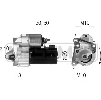 Autoelektrika ERA Startér ERA 220045A