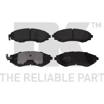 Brzdová destička NK Sada brzdových destiček kotoučové brzdy NK 225005