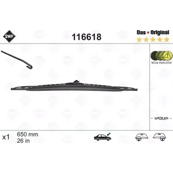 Stěrač SWF Stěrač se spojlerem Das Original 650 mm SWF 116618
