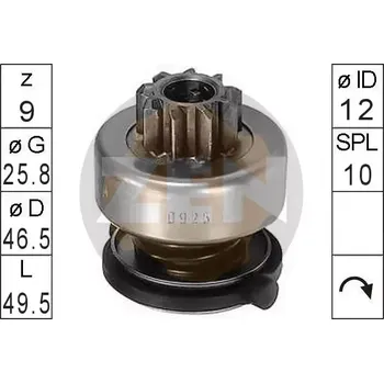 Startér ERA Volnoběžný převod startéru ERA ZN0925