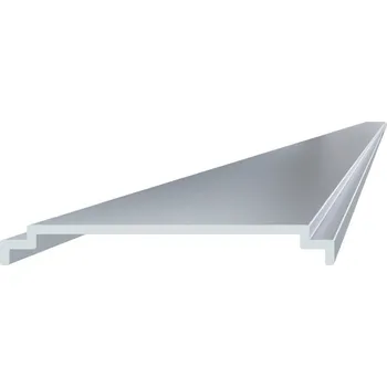 Stavební profil Hliníková krycí lišta pro profil 62x40mm