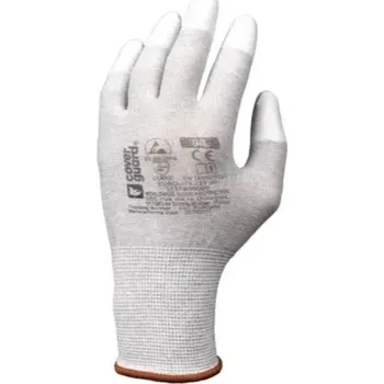 Pracovní rukavice Rukavice Coverguard Eurolite bílá vel. 08